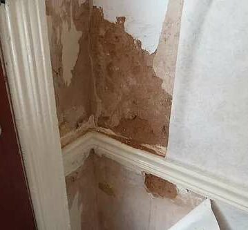 Water Damage on Wall